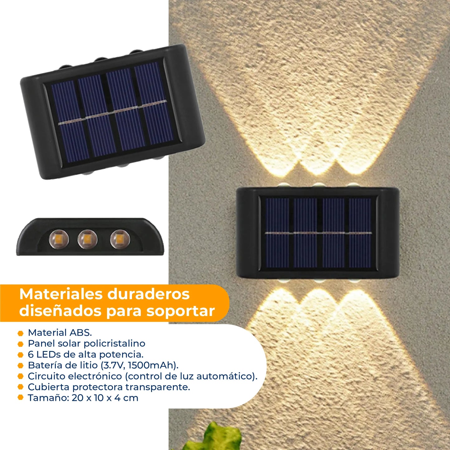Paga 1 lleva 2 BrillaSolar: Lámpara de Energía Solar Inteligente y Eficiente
