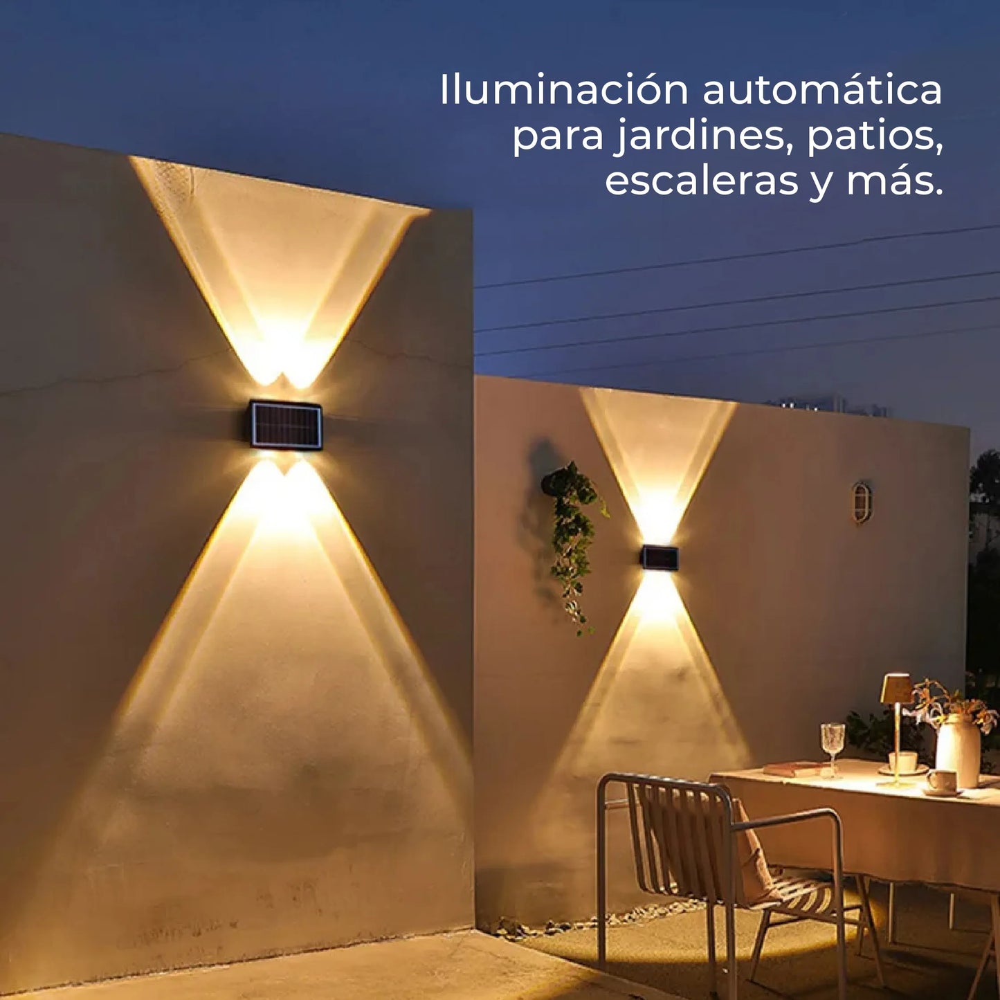 Paga 1 lleva 2 BrillaSolar: Lámpara de Energía Solar Inteligente y Eficiente