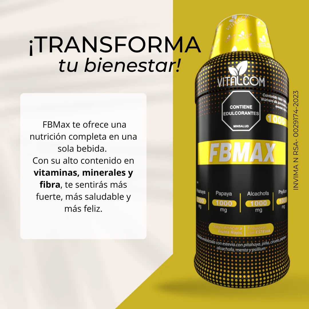 FBMAX FORMULA AVANZADA PARA LA INFLAMACIÓN Y ENERGIZANTE CELULAR