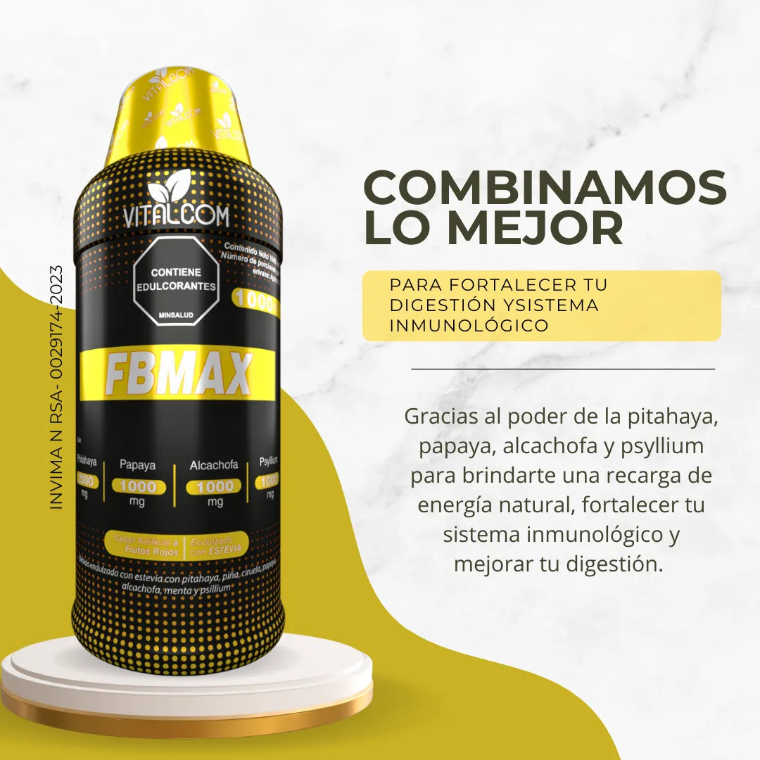 FBMAX FORMULA AVANZADA PARA LA INFLAMACIÓN Y ENERGIZANTE CELULAR
