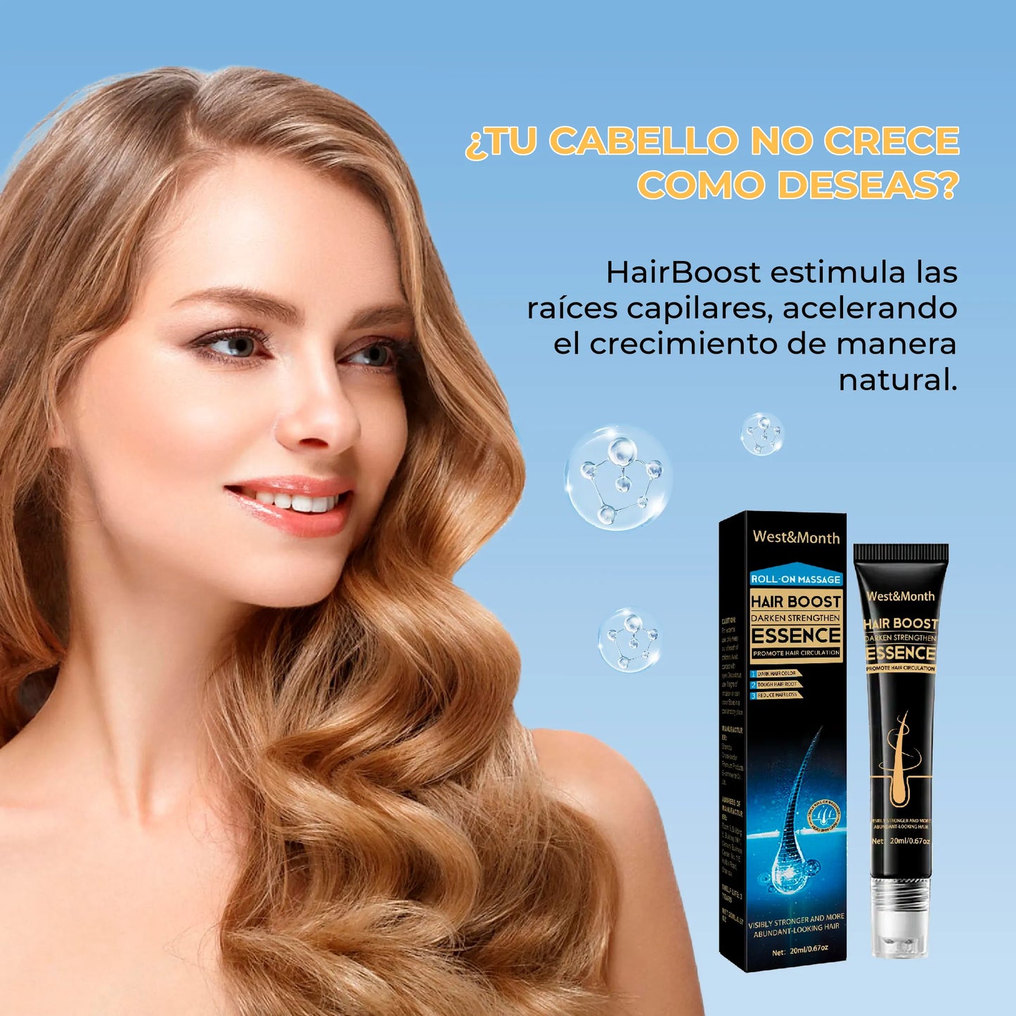 HairBoost: Crece, Fortalece y Anti Caida