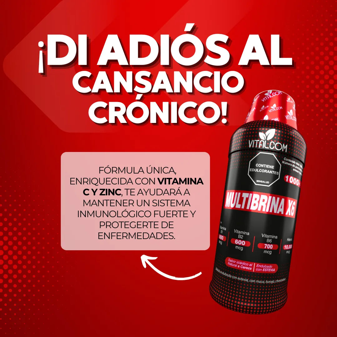 MULTIBRINA X6 Concentración y Energía