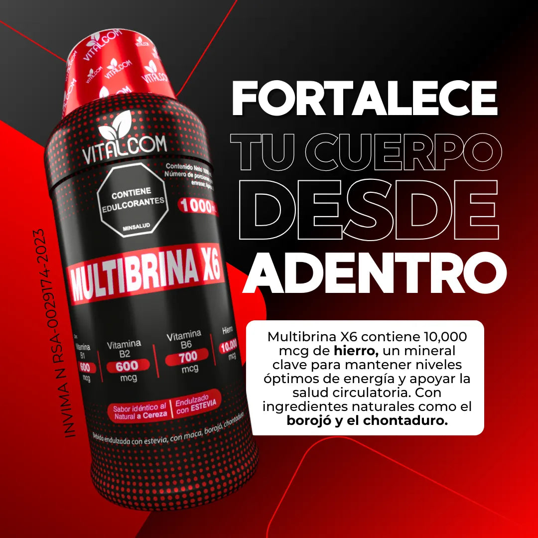 MULTIBRINA X6 Concentración y Energía