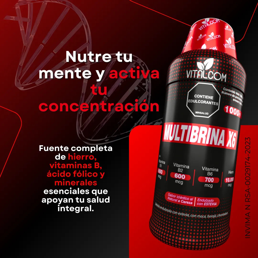 MULTIBRINA X6 Concentración y Energía
