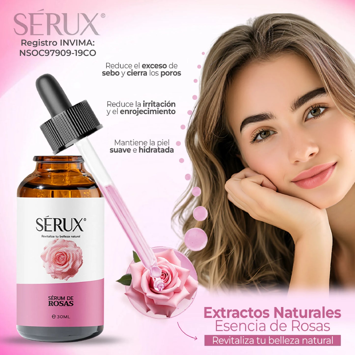 SÉRUX HIDRATA, REJUVENECE Y ACLARA