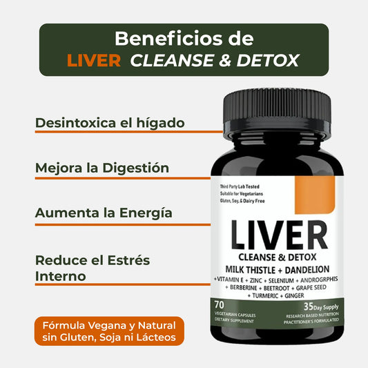 LIVER CLEANSE & DETOX Desintoxicación y Energía