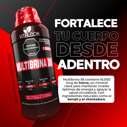 MULTIBRINA X6 Concentración y Energía