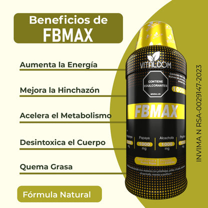 FBMAX FORMULA AVANZADA PARA LA INFLAMACIÓN Y ENERGIZANTE CELULAR